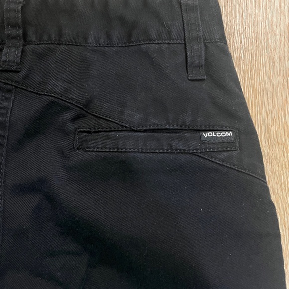 Volcom Boys Black Cotton/Poly Pants, Size 22 - Picture 7 of 8